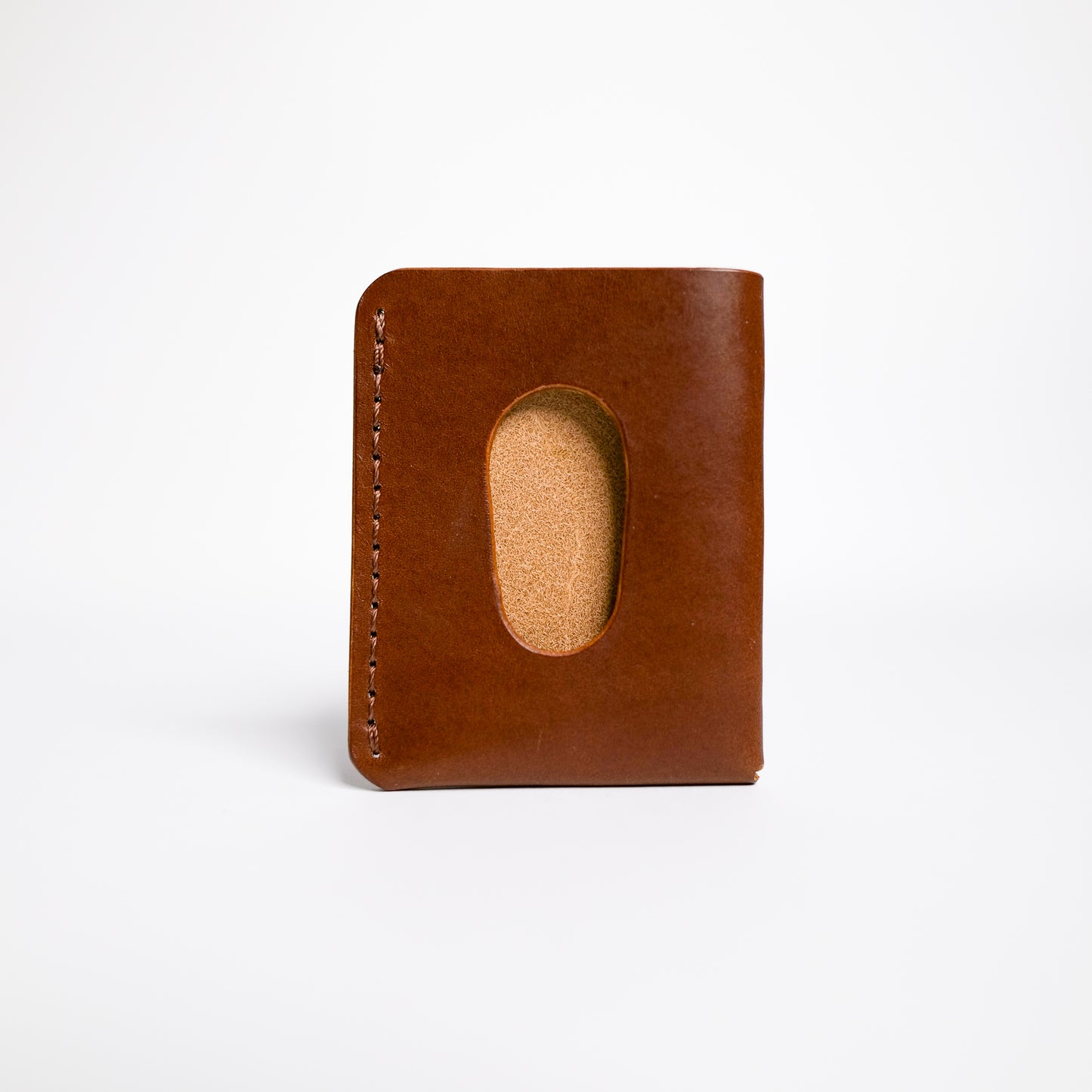 Pebble Card Holder - Chestnut