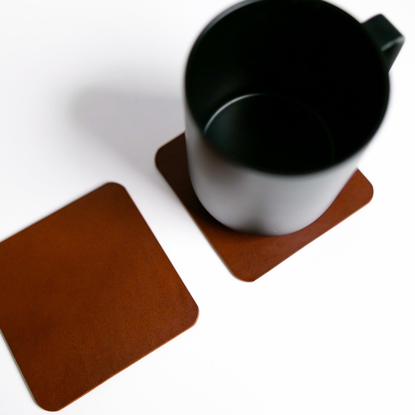 Leather Coaster Set