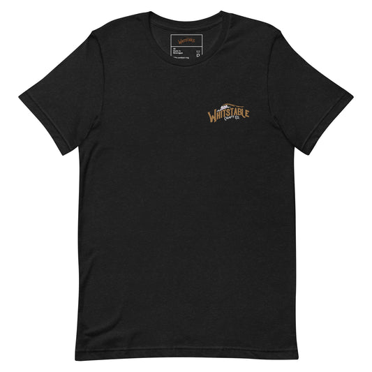 Black T-Shirt Chest Logo